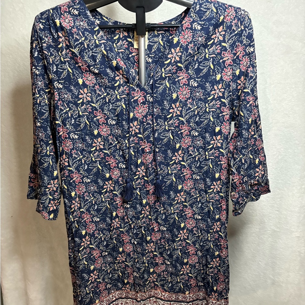Faded Glory floral tunic T-shirt dress